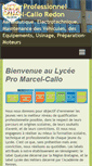 Mobile Screenshot of marcelcallo-lyceepro.net